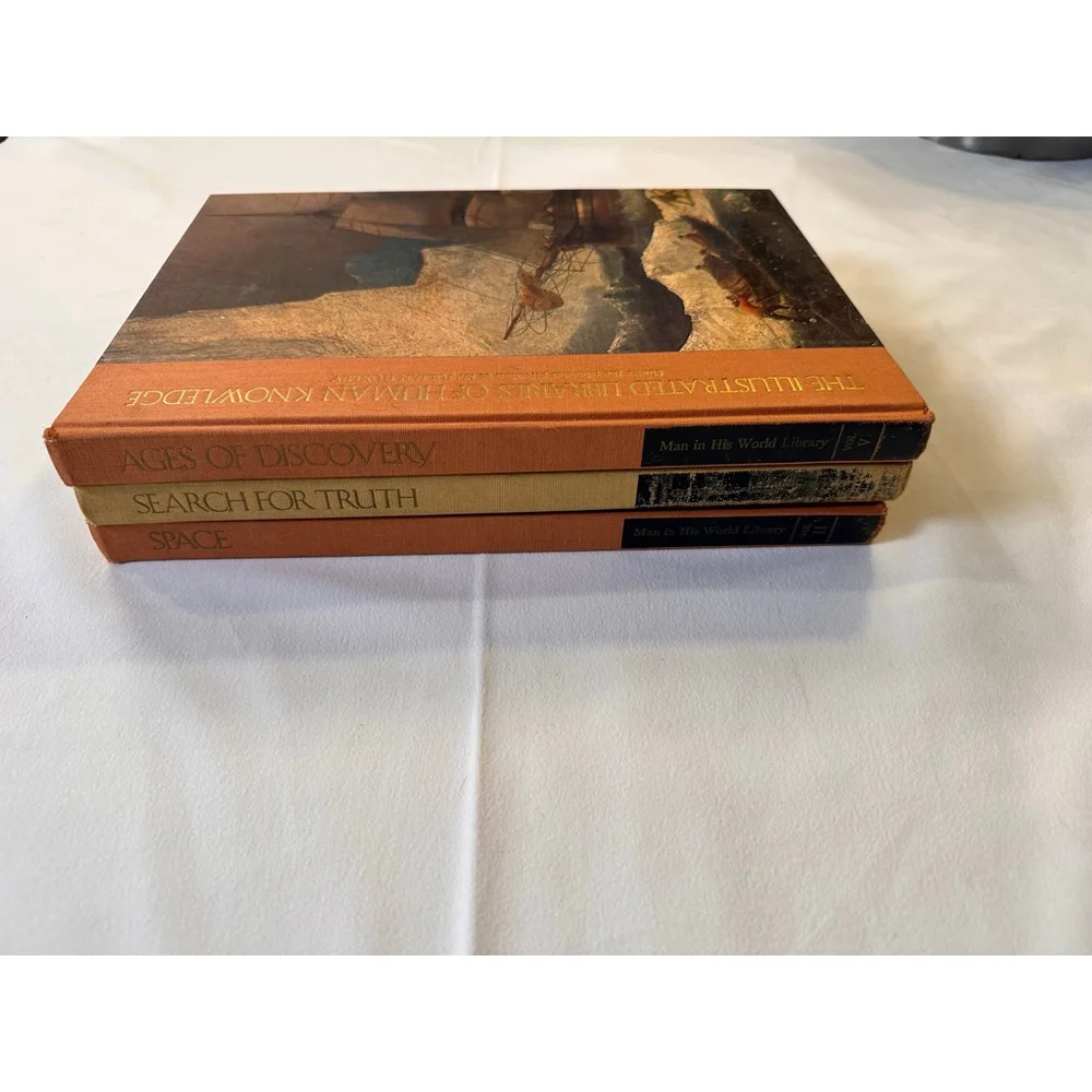 Curated Vintage Book Stack | 1968 “Man in His World” Series |Set of 3